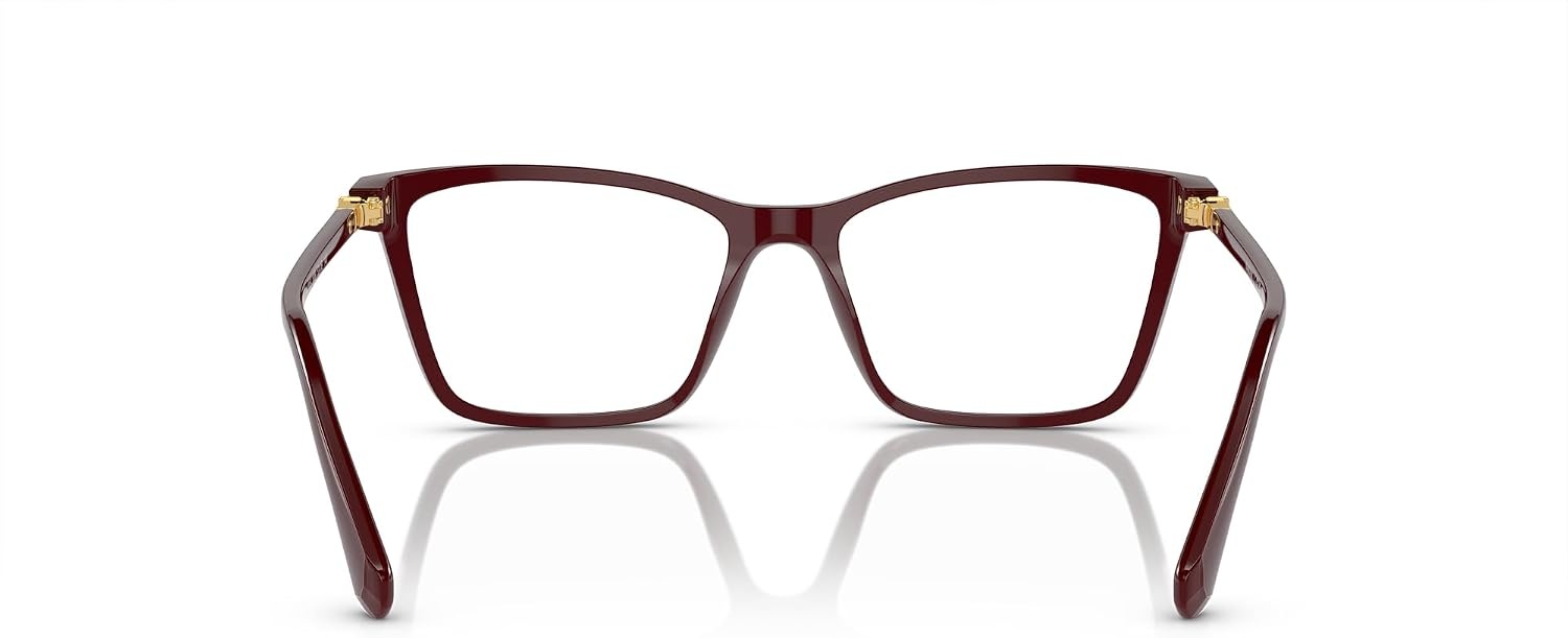 image:imageSwarovski womens Sk2015 Rectangular Prescription Eyewear FramesBurgundyDemo Lens