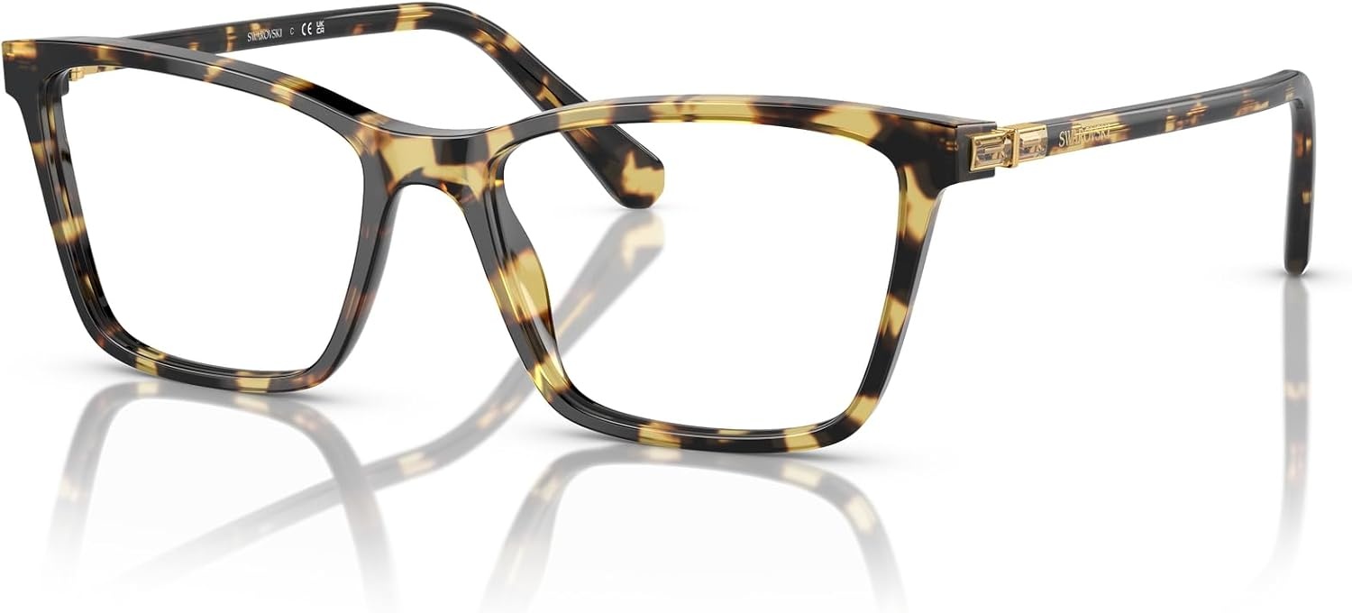image:imageSwarovski womens Sk2015 Rectangular Prescription Eyewear FramesCrystalDemo Lens