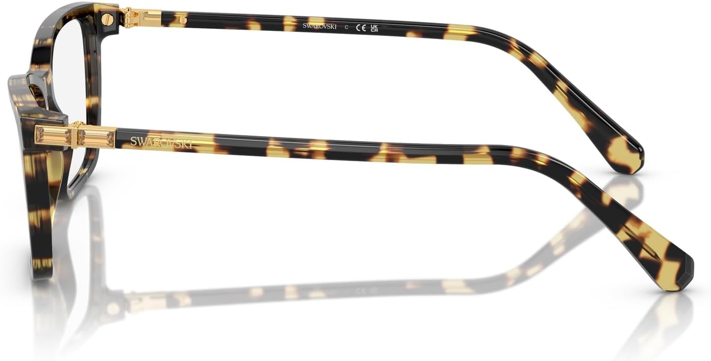 image:imageSwarovski womens Sk2015 Rectangular Prescription Eyewear FramesCrystalDemo Lens