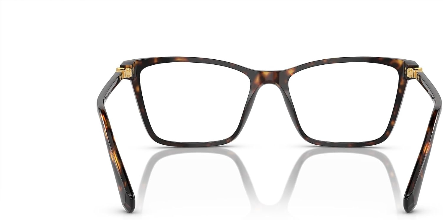image:imageSwarovski womens Sk2015 Rectangular Prescription Eyewear FramesDark HavanaDemo Lens
