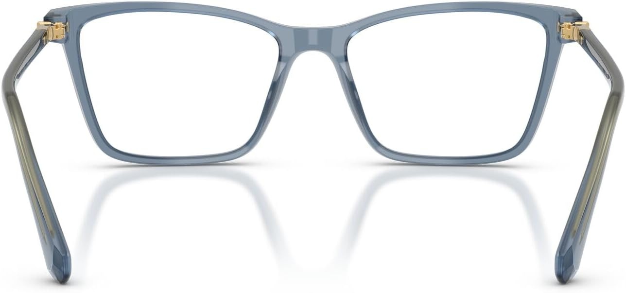 image:imageSwarovski womens Sk2015 Rectangular Prescription Eyewear FramesMilky Light BlueDemo Lens