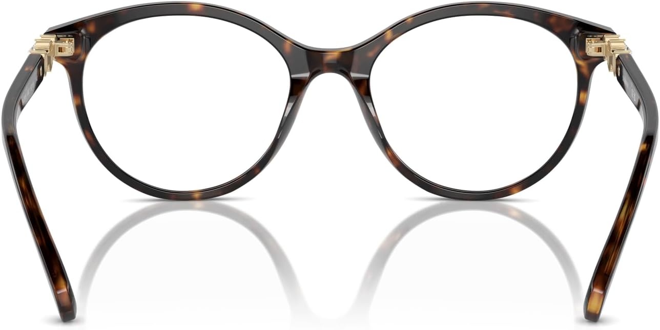 image:imageSwarovski womens Sk2019 Round Prescription Eyewear FramesDark HavanaDemo Lens