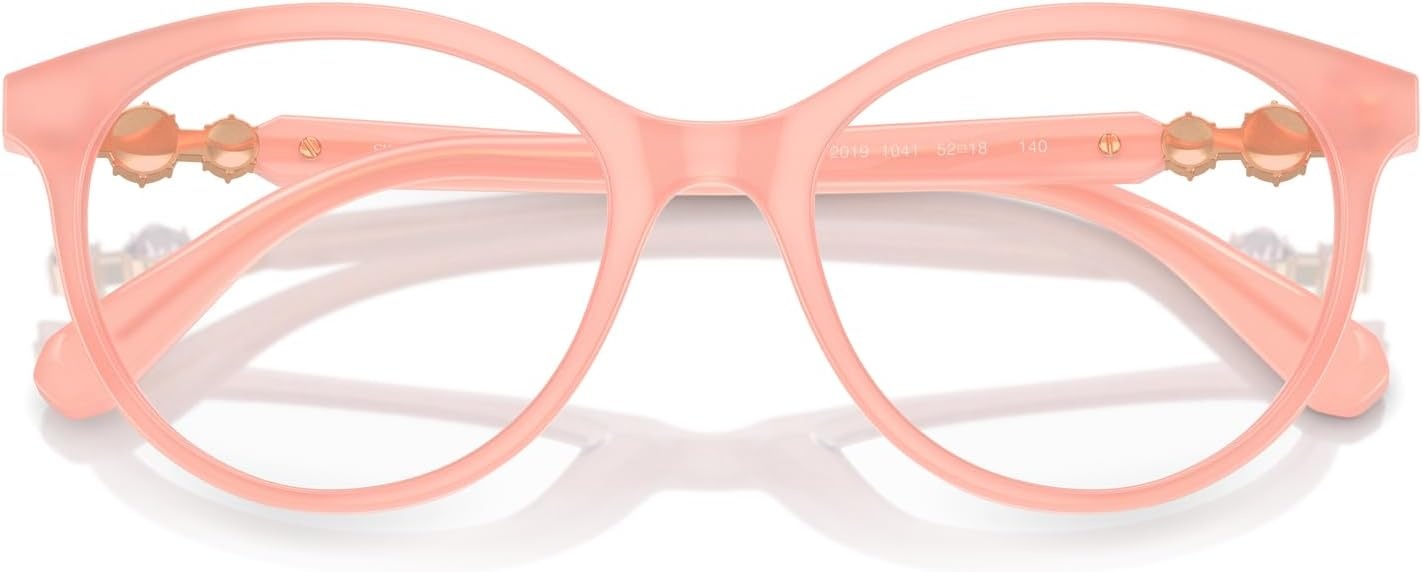 image:imageSwarovski womens Sk2019 Round Prescription Eyewear FramesOpal PinkDemo Lens