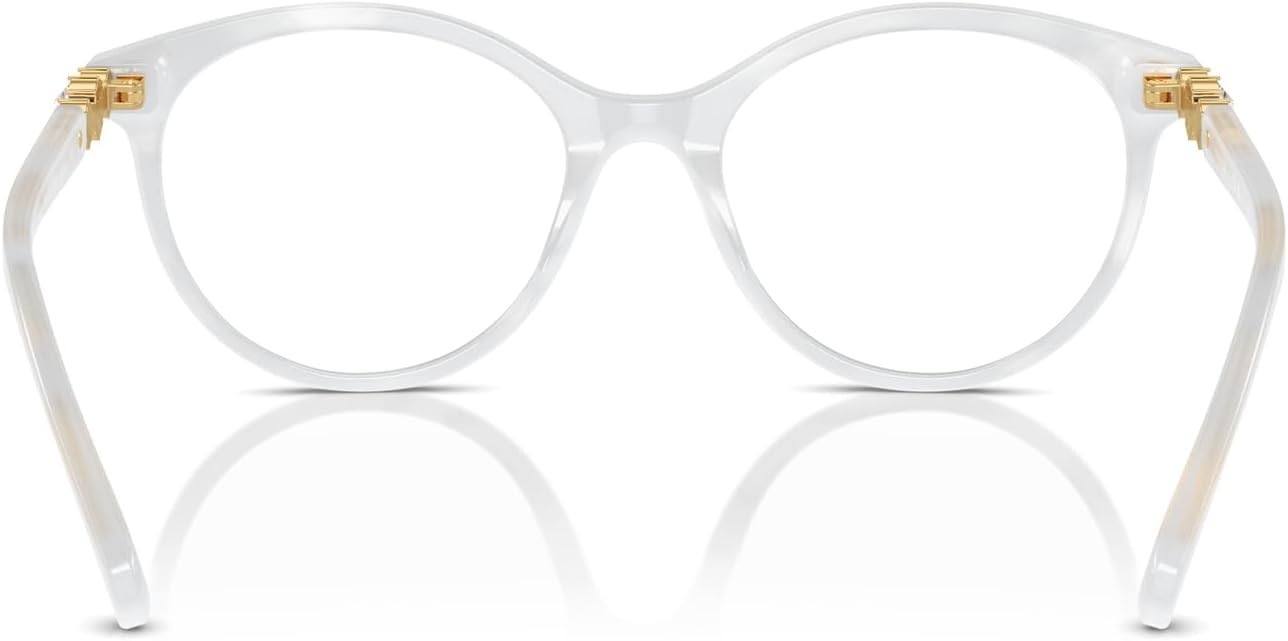 image:imageSwarovski womens Sk2019 Round Prescription Eyewear FramesOpal WhiteDemo Lens