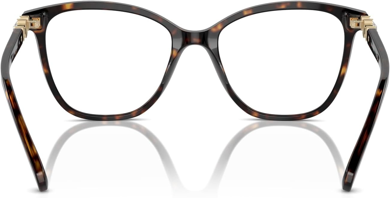 image:imageSwarovski womens Sk2020f Low Bridge Fit Square Prescription Eyewear FramesDark HavanaDemo Lens