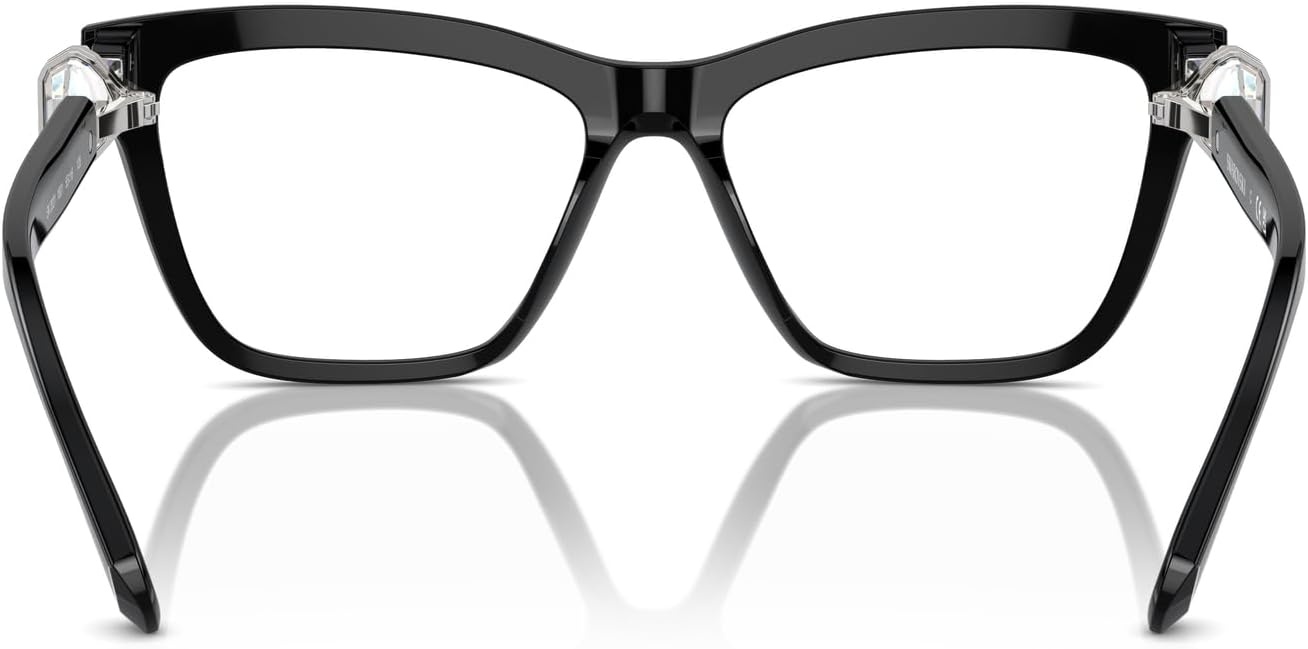 image:imageSwarovski womens Sk2021 Square Prescription Eyewear FramesBlackDemo Lens