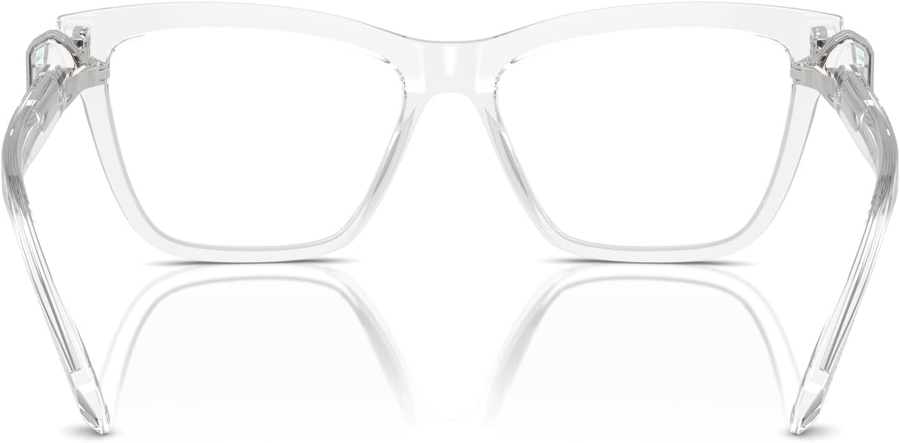 image:imageSwarovski womens Sk2021 Square Prescription Eyewear FramesTransparentDemo Lens