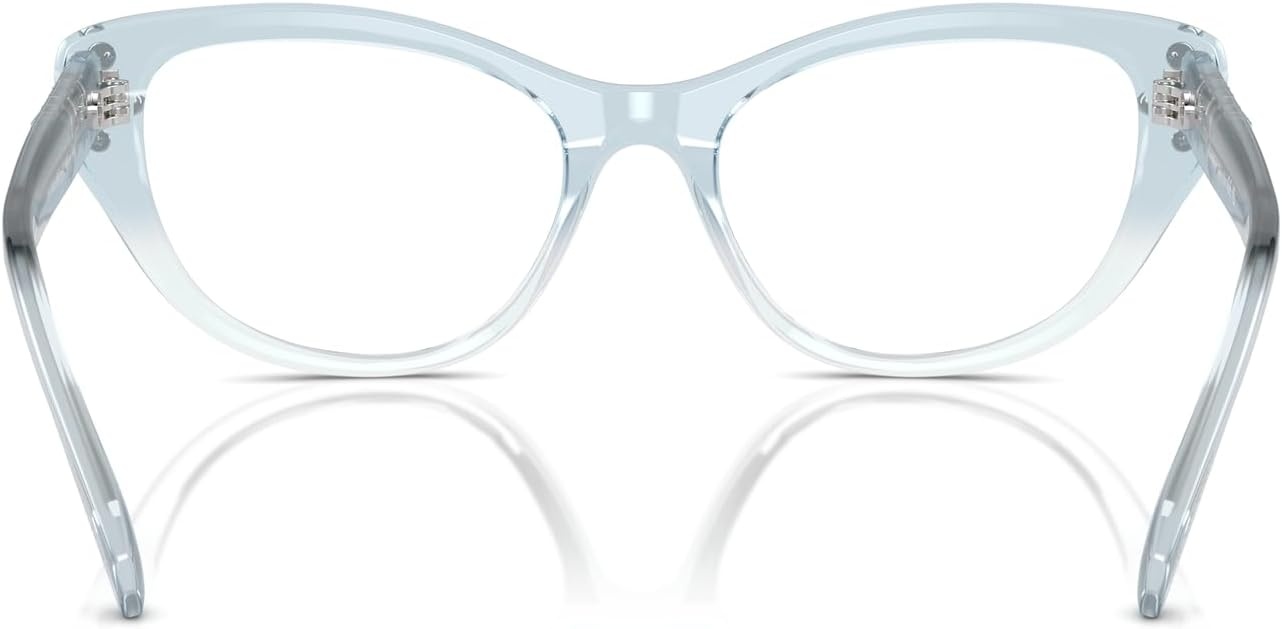 image:imageSwarovski womens Sk2023 Cat Eye Prescription Eyewear FramesLight Blue Gradient ClearDemo Lens