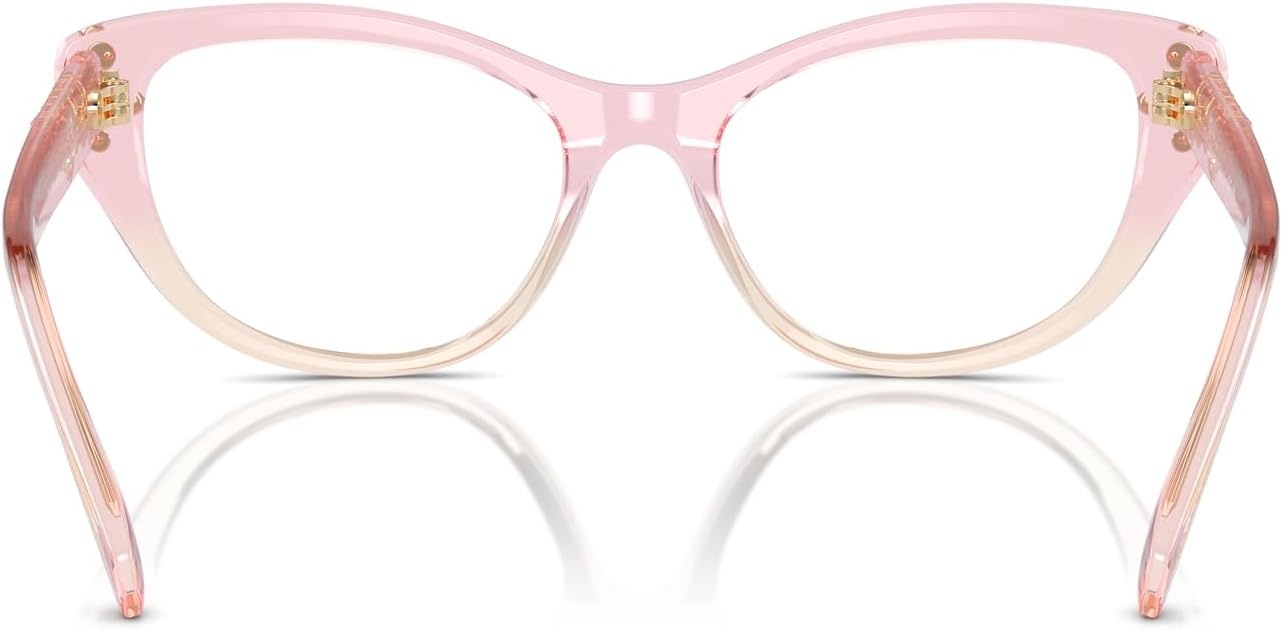 image:imageSwarovski womens Sk2023 Cat Eye Prescription Eyewear FramesPink Gradient ClearDemo Lens