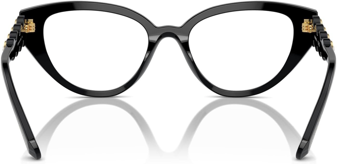 image:imageSwarovski womens Sk2024 Cat Eye Prescription Eyewear FramesBlackDemo Lens