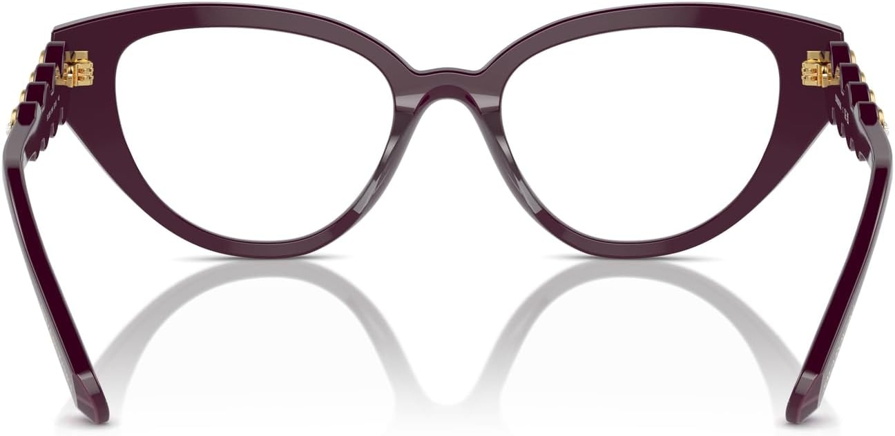 image:imageSwarovski womens Sk2024 Cat Eye Prescription Eyewear FramesBurgundyDemo Lens