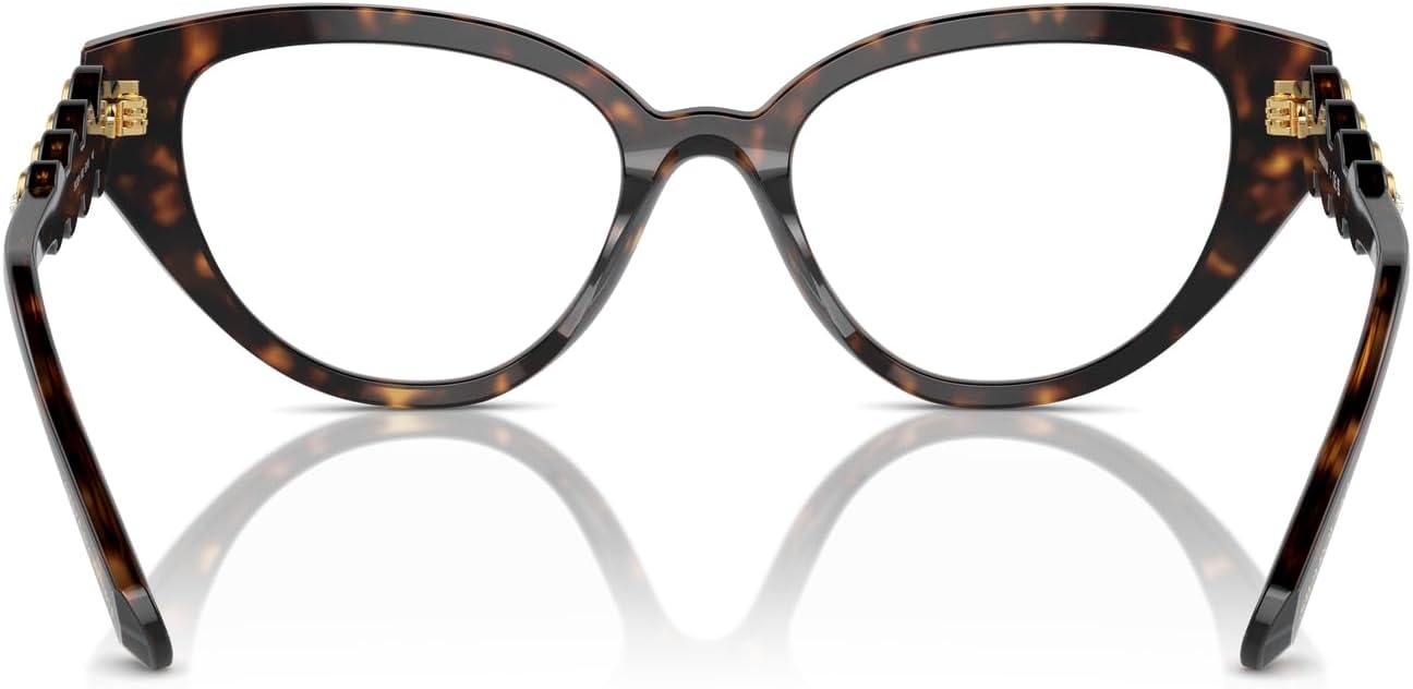 image:imageSwarovski womens Sk2024 Cat Eye Prescription Eyewear FramesDark HavanaDemo Lens