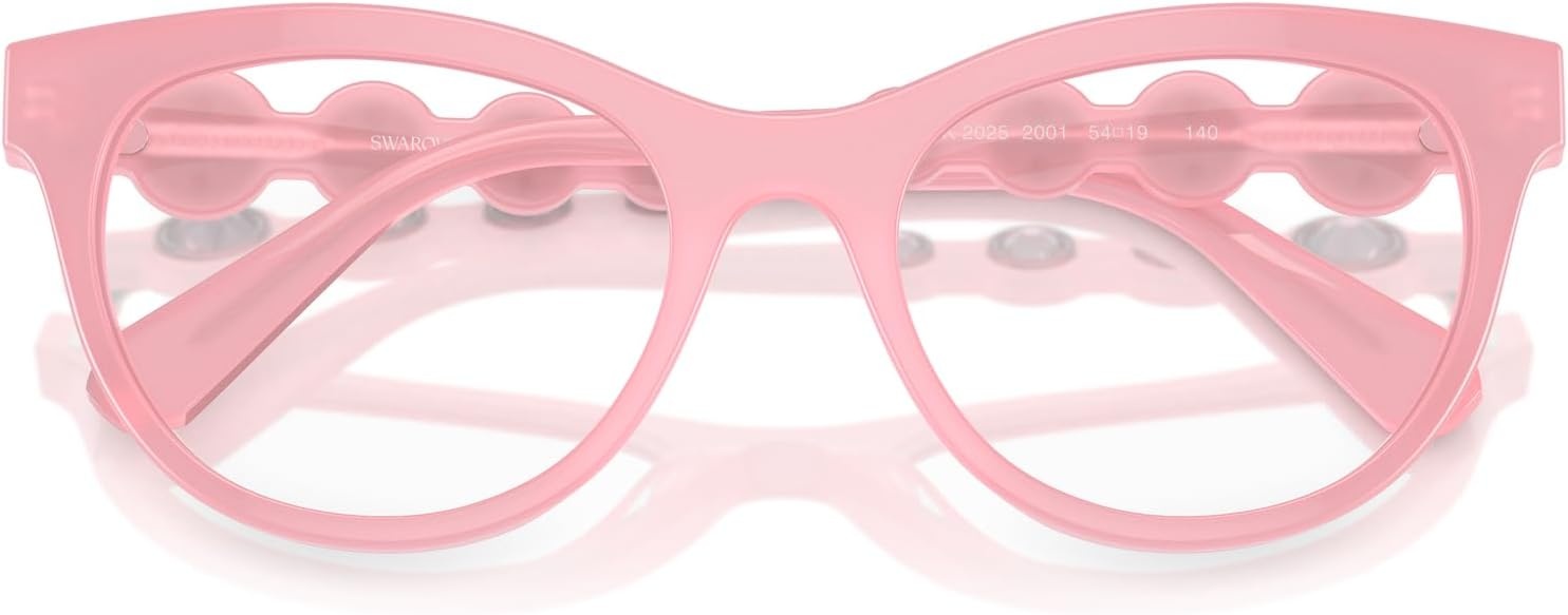 image:imageSwarovski womens Sk2025 Round Prescription Eyewear FramesOpal PinkDemo Lens
