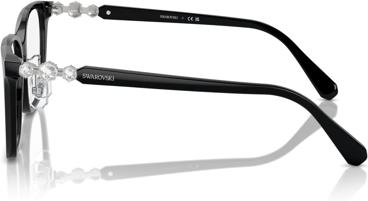 image:imageSwarovski womens Sk2026d Square Prescription Eyewear FramesBlackDemo Lens