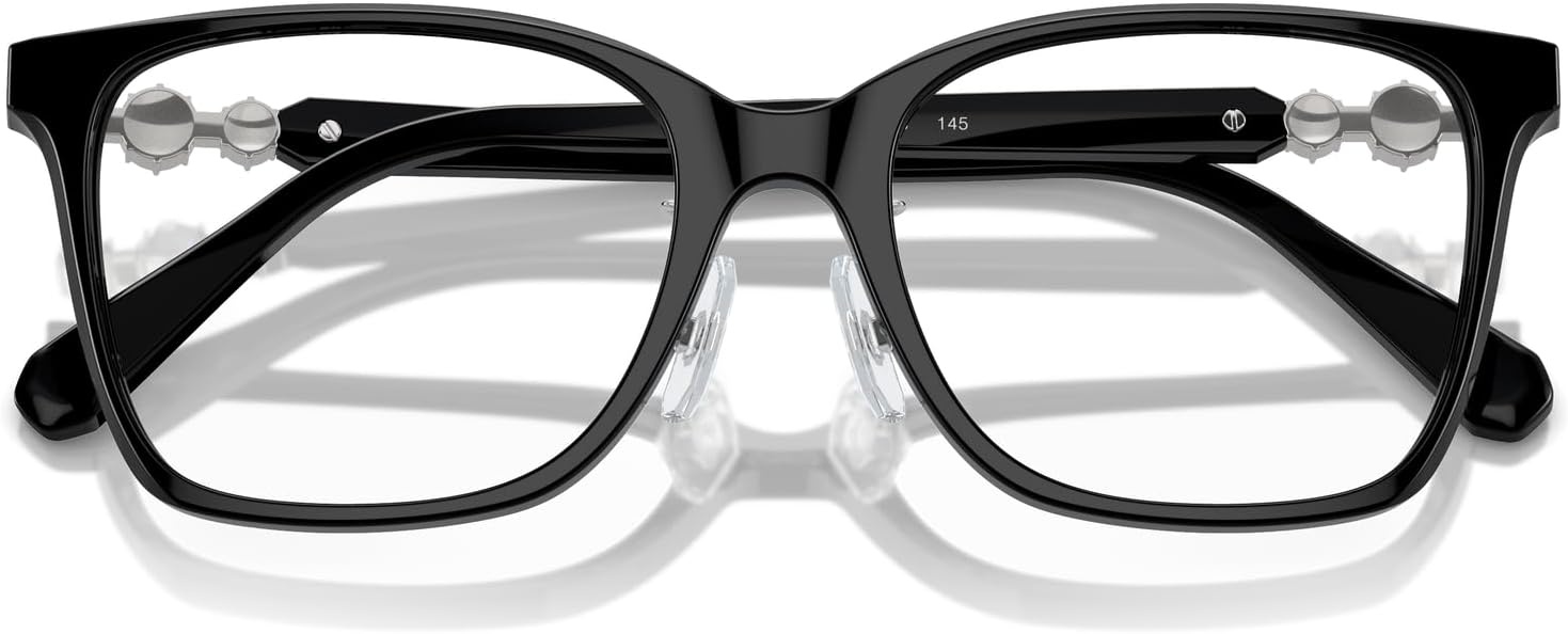 image:imageSwarovski womens Sk2026d Square Prescription Eyewear FramesBlackDemo Lens