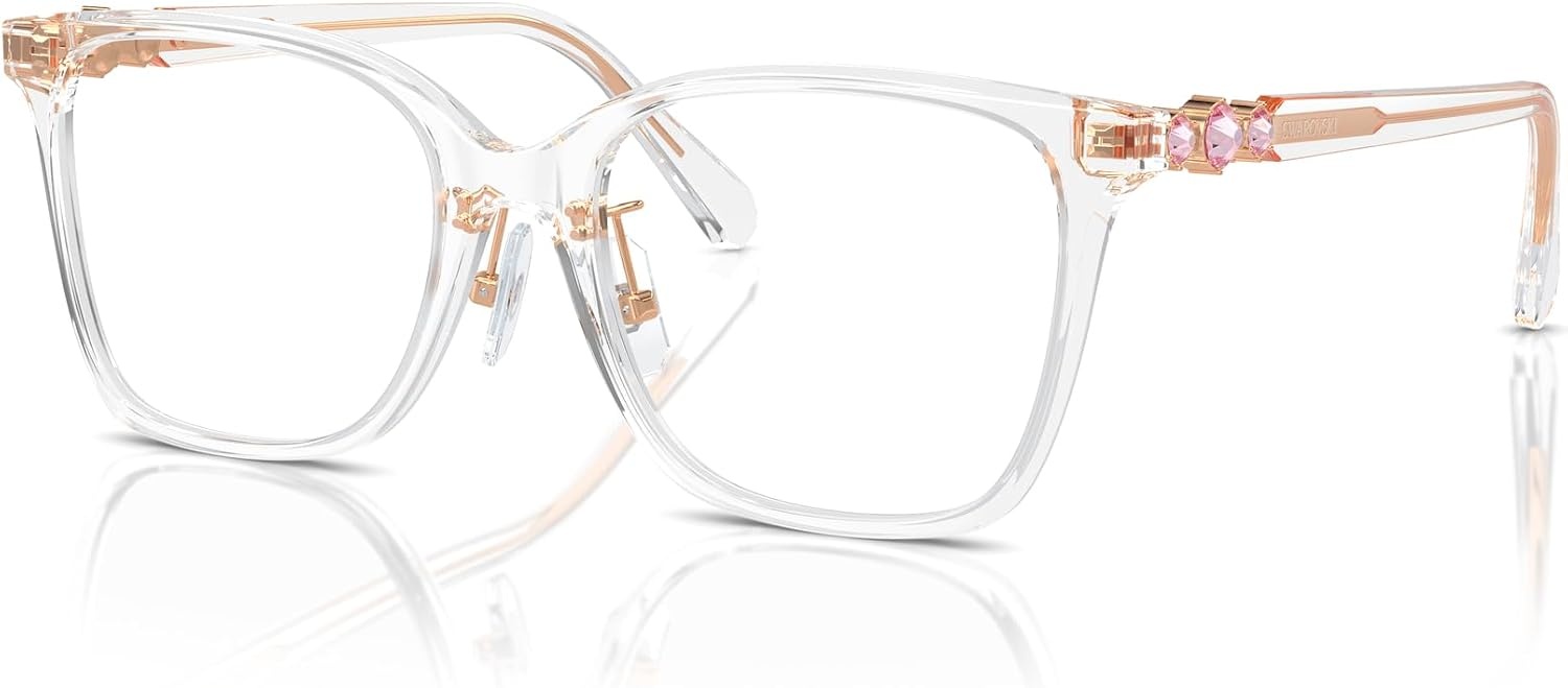 image:imageSwarovski womens Sk2026d Square Prescription Eyewear FramesCrystalDemo Lens