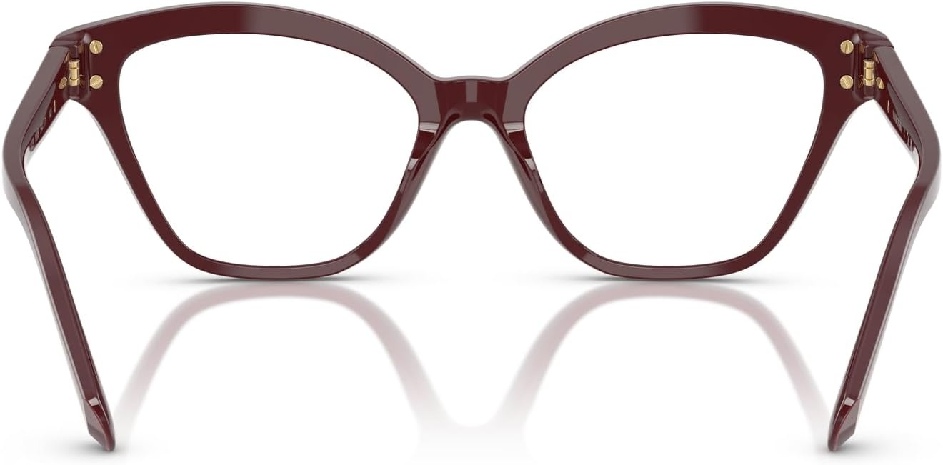 image:imageSwarovski womens Sk2029 Cat Eye Prescription Eyewear FramesBurgundyDemo Lens