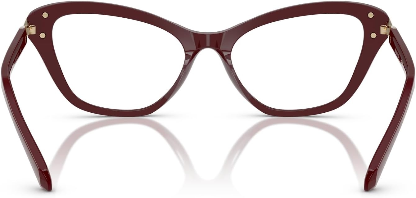 image:imageSwarovski womens Sk2031 Cat Eye Prescription Eyewear FramesBurgundyDemo Lens