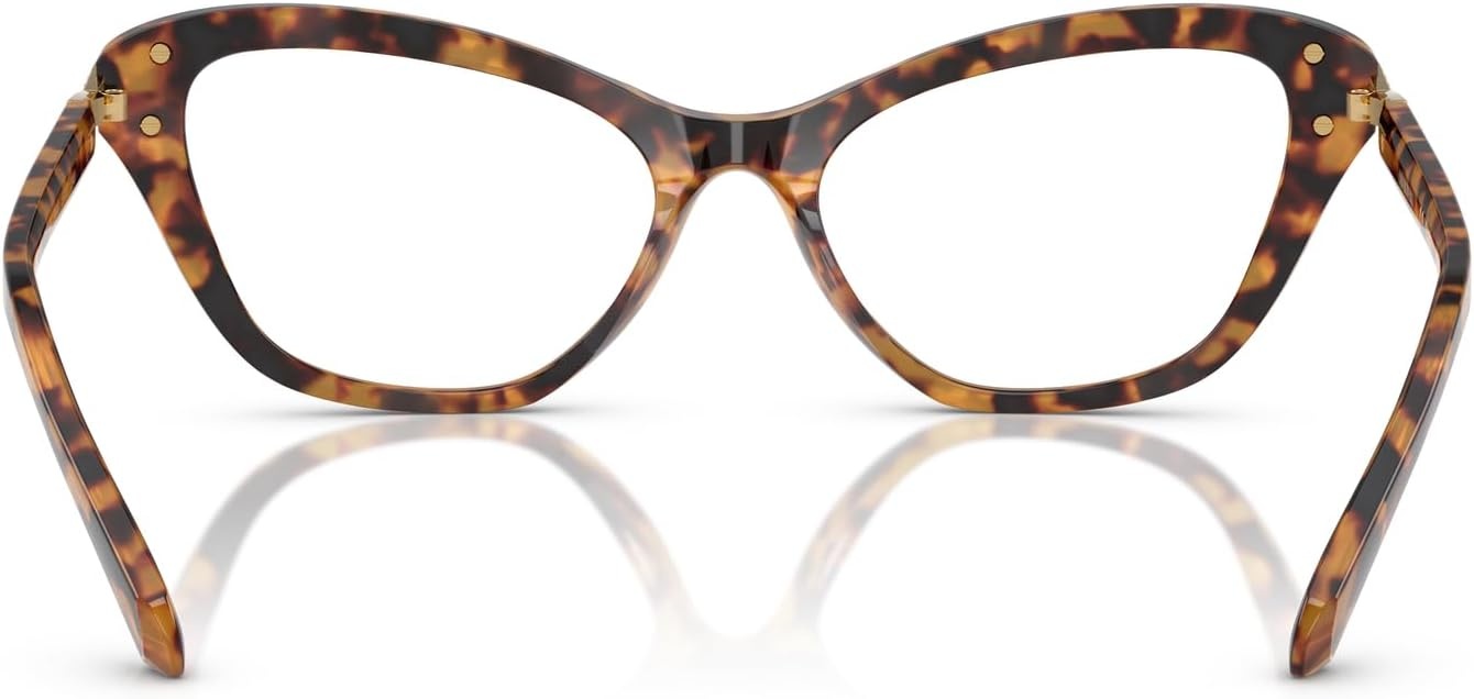 image:imageSwarovski womens Sk2031 Cat Eye Prescription Eyewear FramesLight HavanaDemo Lens