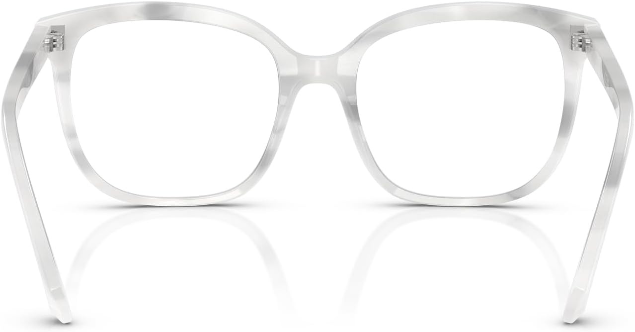 image:imageSwarovski womens Sk2033 Butterfly Prescription Eyewear FramesStripe WhiteDemo Lens