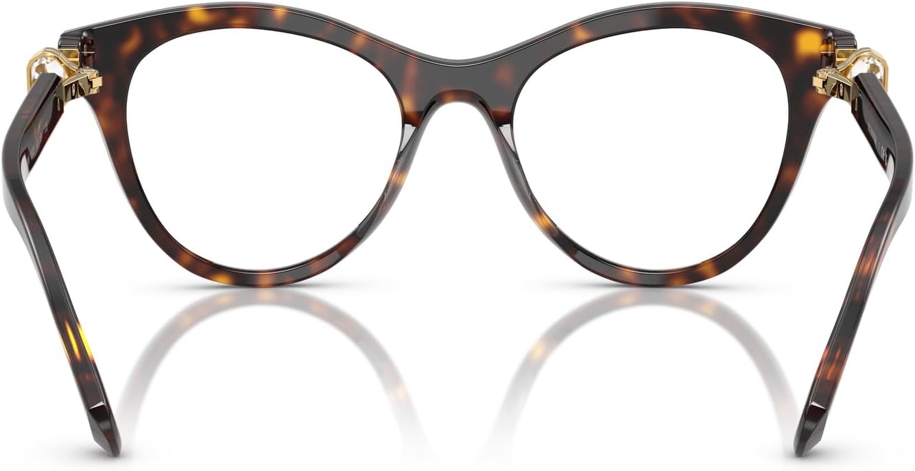 image:imageSwarovski womens Sk2036 Round Prescription Eyewear FramesDark HavanaDemo Lens