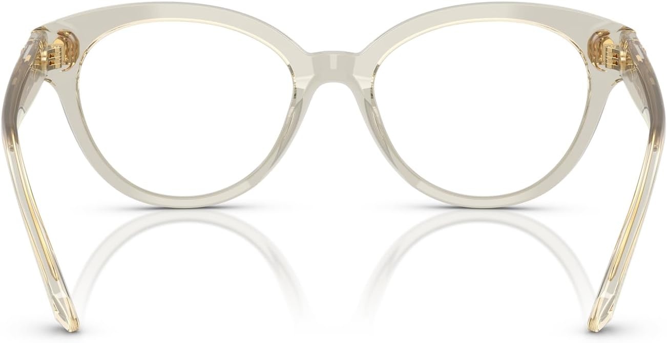 image:imageSwarovski womens Sk2037 Round Prescription Eyewear FramesTransparent BeigeDemo Lens