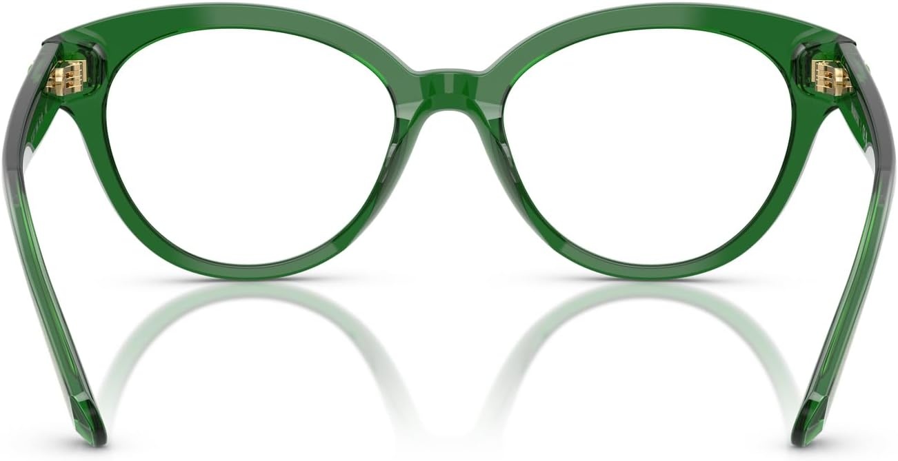 image:imageSwarovski womens Sk2037 Round Prescription Eyewear FramesTransparent GreenDemo Lens