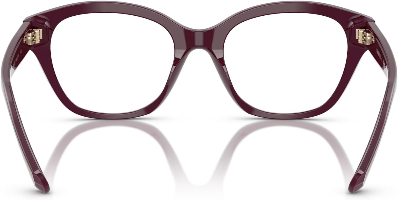 image:imageSwarovski womens Sk2038 Square Prescription Eyewear FramesBurgundyDemo Lens