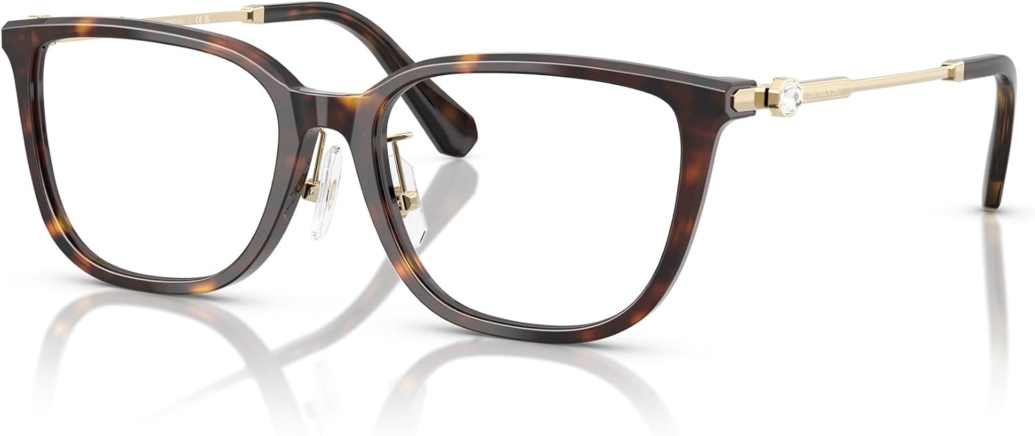 image:imageSwarovski womens Sk2041d Square Prescription Eyewear FramesHavanaDemo Lens