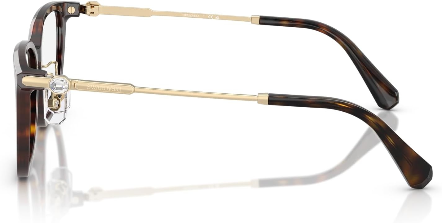 image:imageSwarovski womens Sk2041d Square Prescription Eyewear FramesHavanaDemo Lens