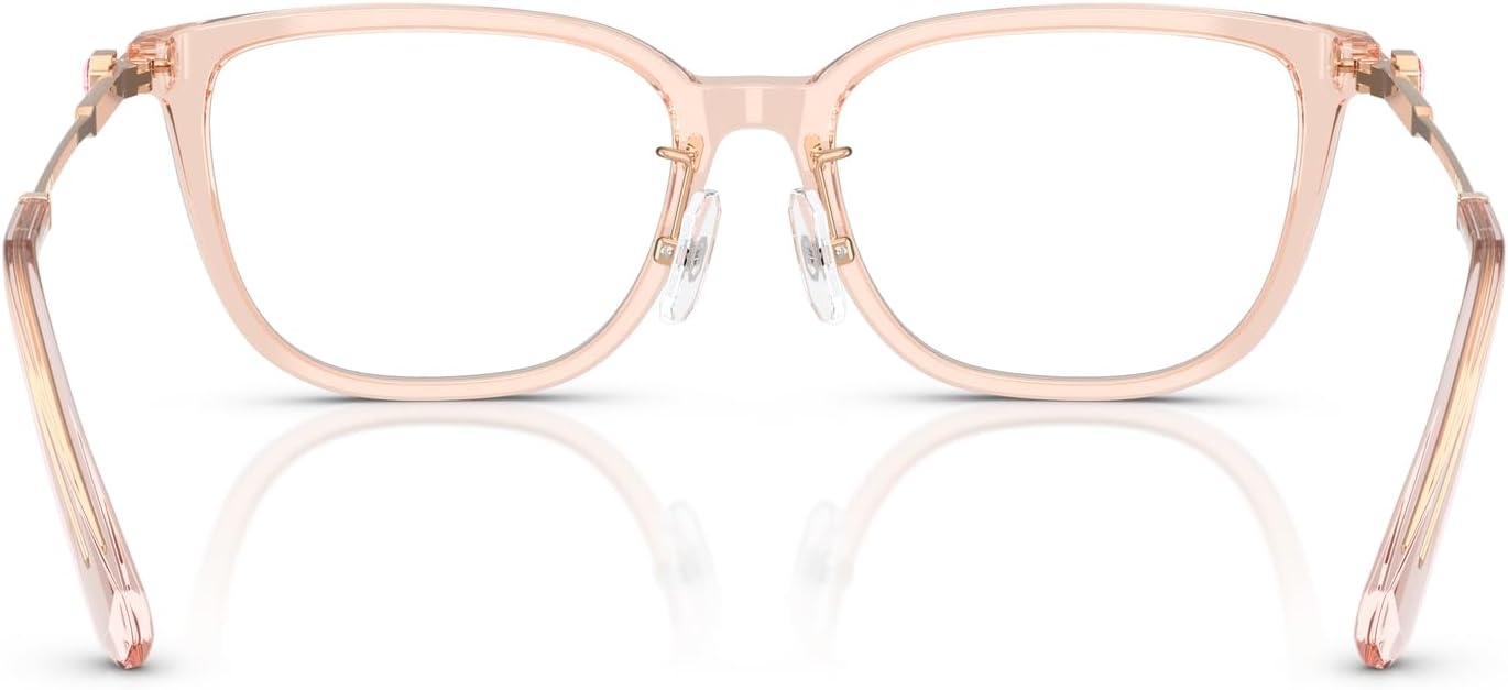 image:imageSwarovski womens Sk2041d Square Prescription Eyewear FramesTransparent PinkDemo Lens