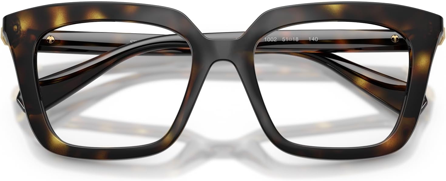 image:imageSwarovski womens Sk2043f Low Bridge Fit Square Prescription Eyewear FramesHavanaDemo Lens