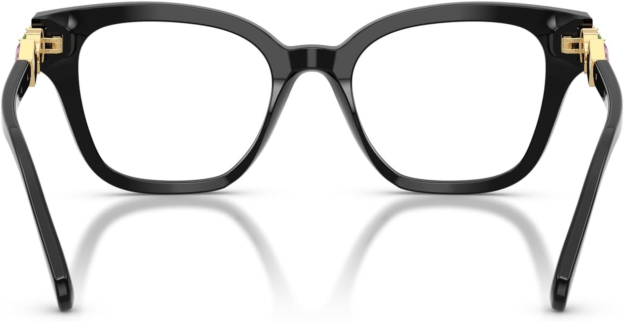 image:imageSwarovski womens Sk2048 Square Prescription Eyewear FramesBlackDemo Lens