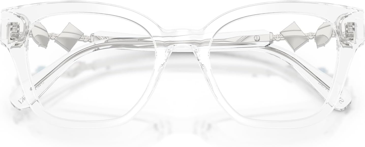 image:imageSwarovski womens Sk2048 Square Prescription Eyewear FramesTransparentDemo Lens