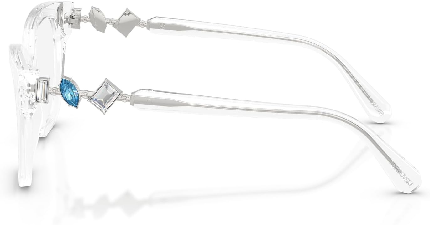 image:imageSwarovski womens Sk2048 Square Prescription Eyewear FramesTransparentDemo Lens