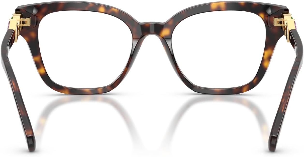image:imageSwarovski womens Sk2048f Low Bridge Fit Square Prescription Eyewear FramesHavanaDemo Lens