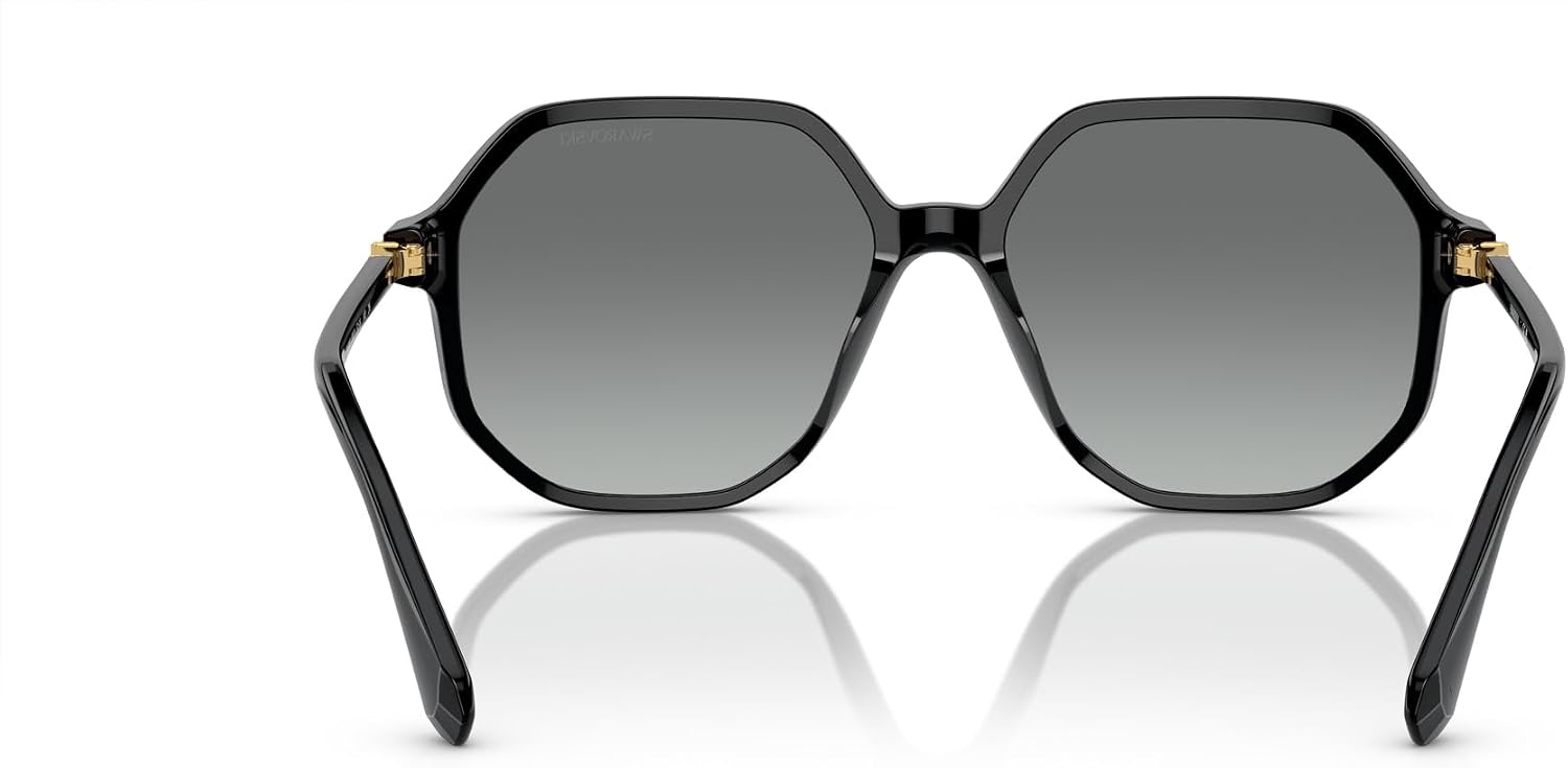 image:imageSwarovski womens Sk6003 Octagonal SunglassesBlackGrey Gradient