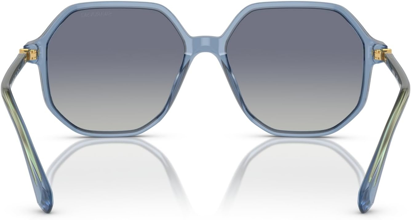 image:imageSwarovski womens Sk6003 Octagonal SunglassesOpaline BlueBlue Gradient