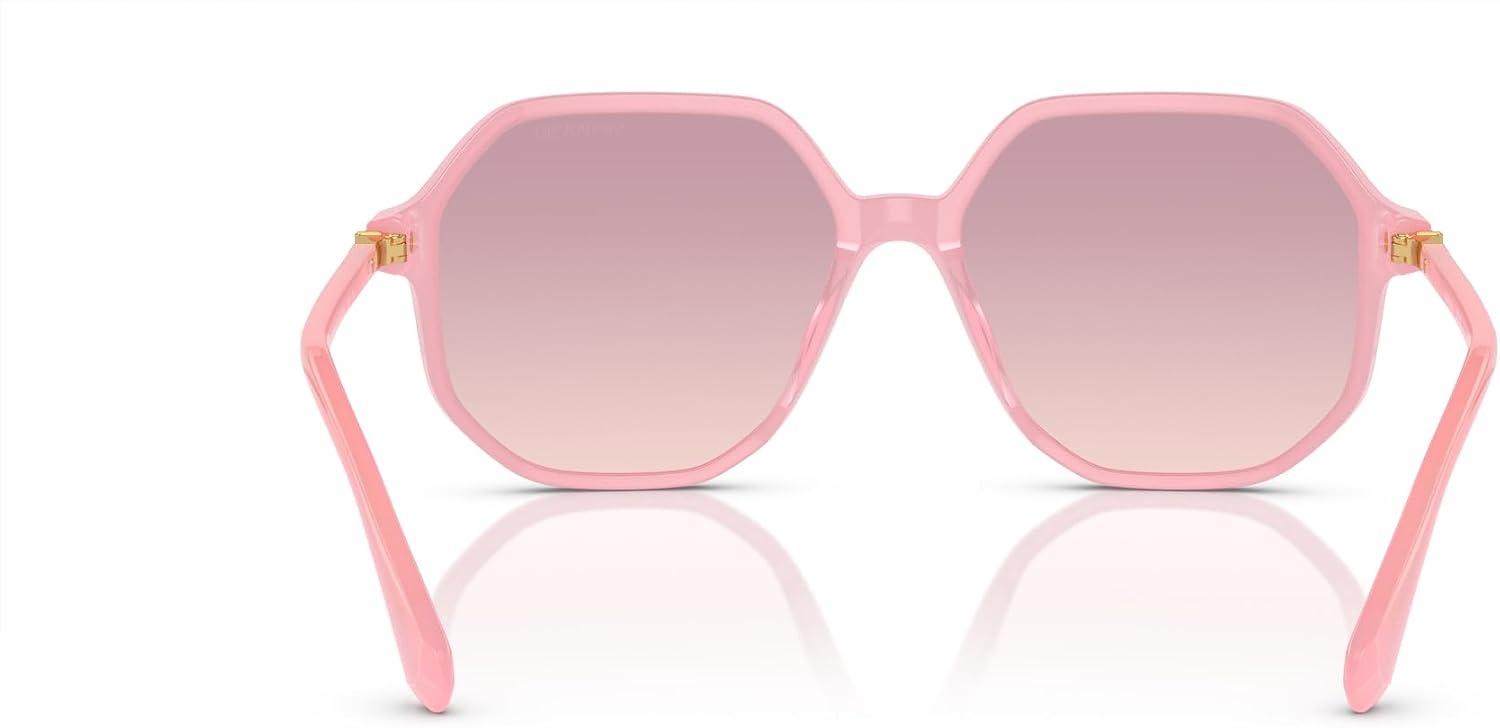 image:imageSwarovski womens Sk6003 Octagonal SunglassesOpaline PinkBrown Gradient Violet