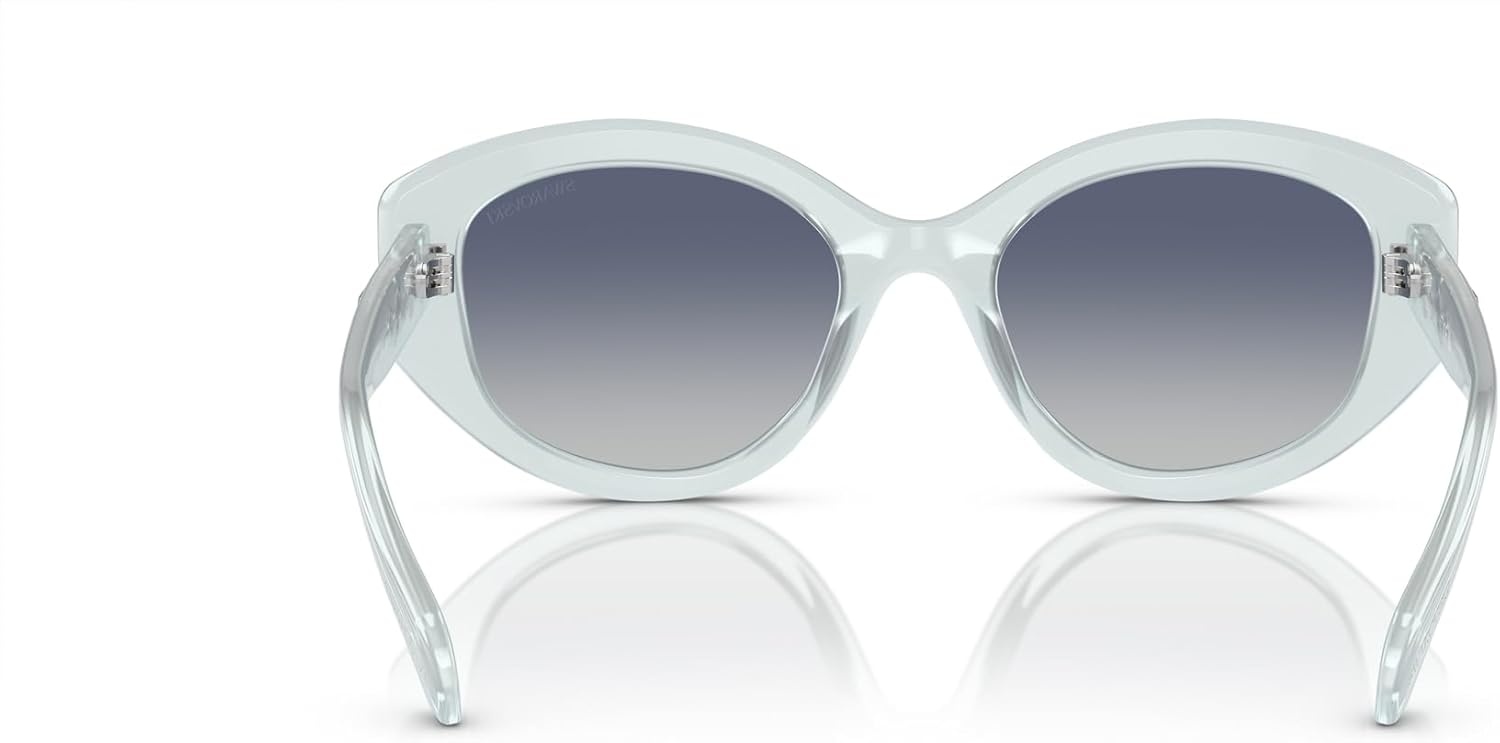 image:imageSwarovski womens Sk6005 Cat Eye SunglassesLight Blue OpalBlue Gradient