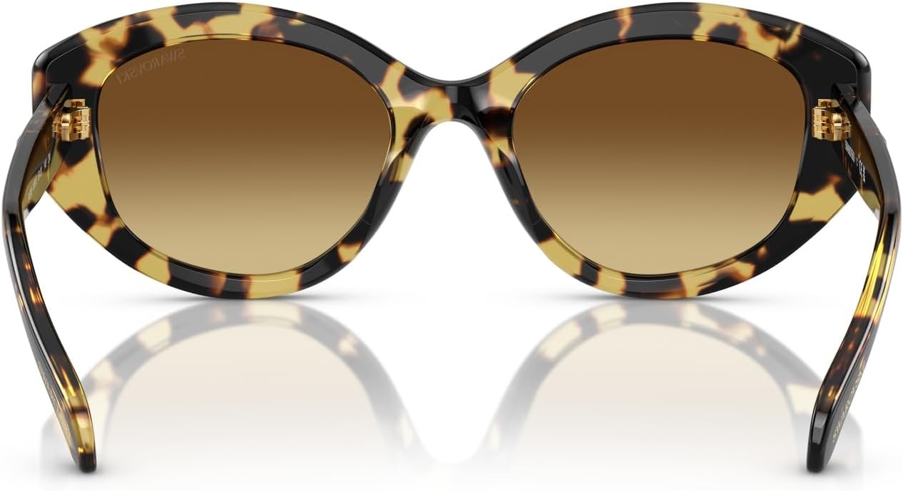 image:imageSwarovski womens Sk6005 Cat Eye SunglassesMedium HavanaBrown Gradient