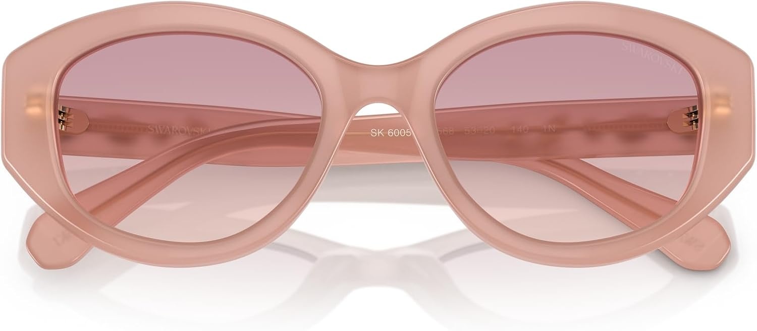 image:imageSwarovski womens Sk6005 Cat Eye SunglassesPink OpalBrown Gradient Violet