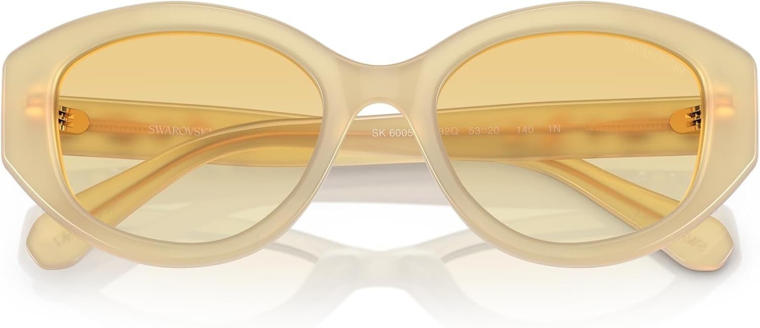 image:imageSwarovski womens Sk6005 Cat Eye SunglassesYellow OpalYellow Gradient