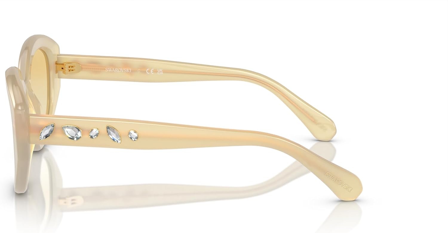 image:imageSwarovski womens Sk6005 Cat Eye SunglassesYellow OpalYellow Gradient