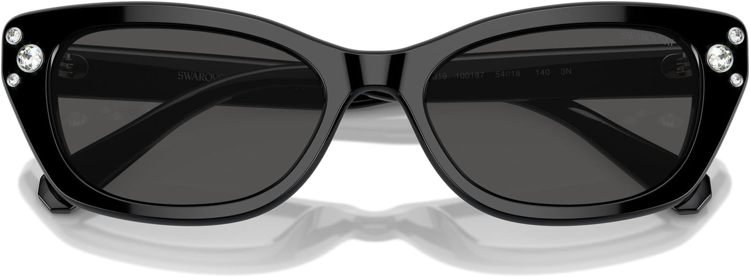 image:imageSwarovski womens Sk6019 Butterfly SunglassesDark HavanaDark Brown