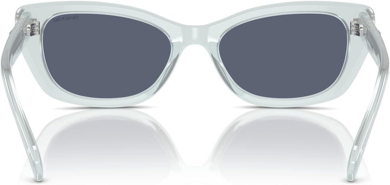 image:imageSwarovski womens Sk6019 Butterfly SunglassesMilky PinkLight Purple Brown