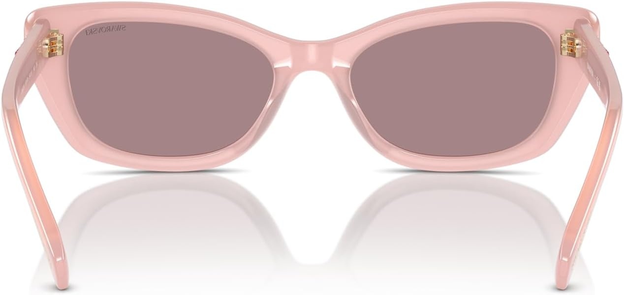 image:imageSwarovski womens Sk6019 Butterfly SunglassesWhiteDark Grey