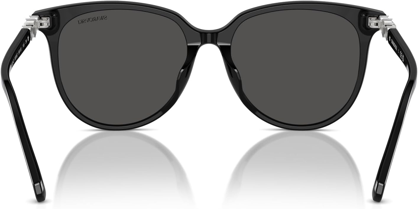 image:imageSwarovski womens Sk6023d Oval SunglassesBlackDark Grey