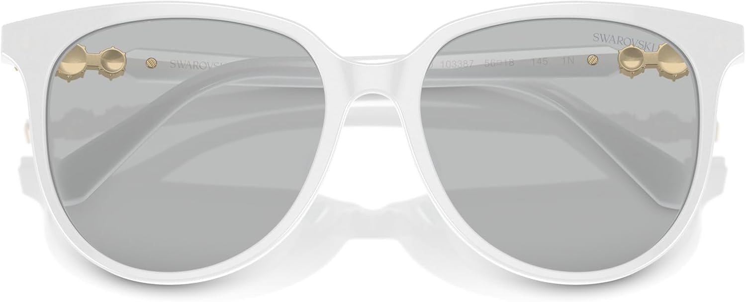 image:imageSwarovski womens Sk6023d Oval SunglassesGunmetalDark Grey