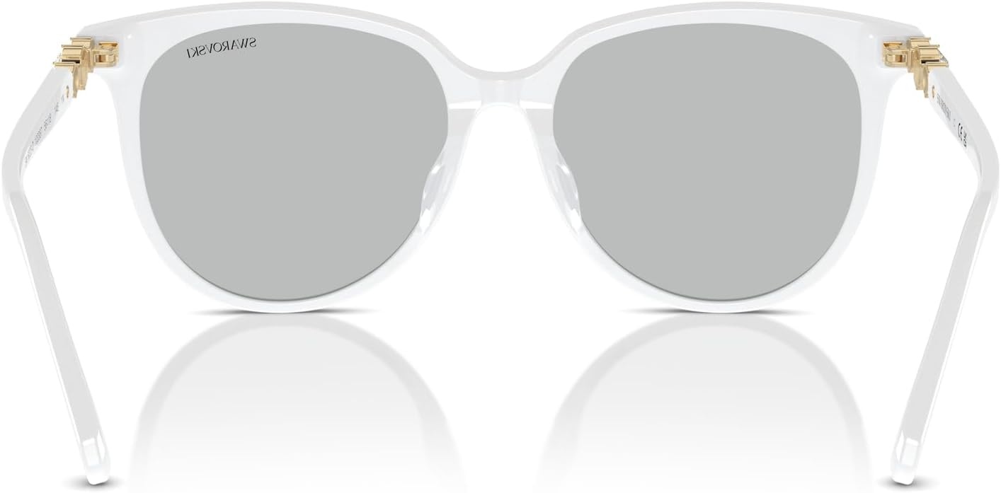 image:imageSwarovski womens Sk6023d Oval SunglassesGunmetalDark Grey